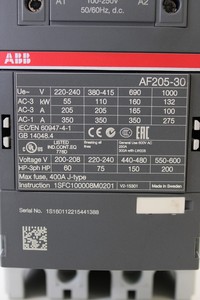 คอนแทคเตอร์ AF205-30 รุ่น 205A สำหรับ PLC - Product Image 4