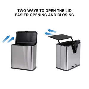 <strong>Kitchen</strong> Hanging Trash Waste <strong>Bins</strong> Dustbin <strong>Compost</strong> <strong>Bin</strong> Wall Mounted Stainless Steel Trash Can - Product Image 6