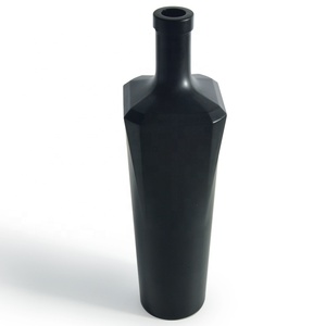 OEM-botella de licor de Color negro con pulverizador personalizado, Etiqueta Privada para Vodka, Tequila, Gin, Wisky, ron, <span class=keywords><strong>Mecal</strong></span> - Product Image 2