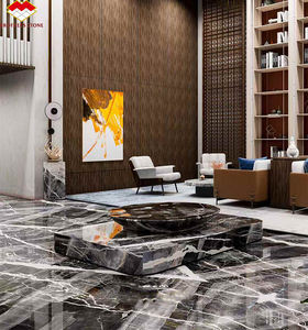 Diseño moderno Pulido Negro <span class=keywords><strong>Galaxy</strong></span> Mármol Baldosas Precio de fábrica para uso en interiores en hoteles Salones Salas de estar - Product Image 1