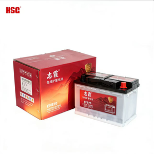 Batería de Coche <span class=keywords><strong>AGM</strong></span> de 12V <span class=keywords><strong>70Ah</strong></span> para Arranque y Parada, Nueva, de Plomo-Ácido EFB70, Estándar JIS, Libre de Mantenimiento, Venta al Por Mayor - Product Image 2