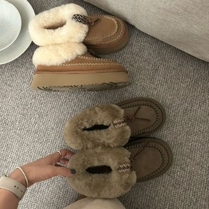 Botas de Invierno Clásicas para Mujer, Diseño Nuevo 2026, Alta Calidad, Casuales, para Interiores y Exteriores, de Satén y Gamuza, con Forro de Piel - Product Image 5