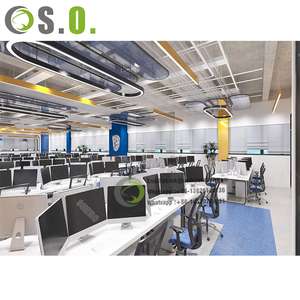 Escritorio DE OFICINA DE MADERA blanco mobiliario de oficina de trabajo moderno personalizado - Product Image 2