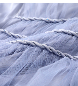 <span class=keywords><strong>Abito</strong></span> estivo in <span class=keywords><strong>Tulle</strong></span> senza maniche Slim retrò francese da donna elegante garza a rete <span class=keywords><strong>trasparente</strong></span> <span class=keywords><strong>abito</strong></span> Casual con stampa margherita - Product Image 4