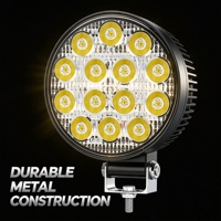 Superhelle 14 LED Runde Spot-Fahrleuchte für 4x4 SUV für ATV 48W Hochleistungs-Offroad-Nebelscheinwerfer-Set