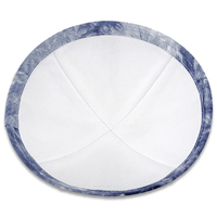 Calico Kippah logotipo bordado personalizado kippot judío regalos de boda Calico Yamulka judaísmo Kipot Skullcap
