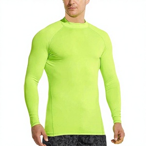 Factory Wholesale High Quality MMA Bjj UPF50 Quick Dry <b>Compression</b> <b>Shirt</b> Custom Logo Sublimated Jiu Jitsu Rashguards - Product Image 4