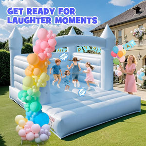 Château gonflable de qualité commerciale pour intérieur et extérieur avec toboggan, château gonflable pour fêtes et locations de mariages - Product Image 2