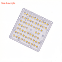 64 PCS 3030 SMD PCB Board avec lentille optique à 60 degrés, étanche IP65, LED blanche 50W 48V, utilisation en extérieur, garantie de 3 ans