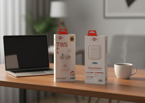 Auricolari wireless Wisdomup Tws Ts3 con custodia di ricarica per dispositivi mobili - Product Image 2