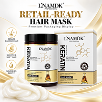 Grand pot de 1000 ml de masque capillaire au collagène et à la kératine pour cheveux secs et abîmés, fournitures de beauté en gros pour salons