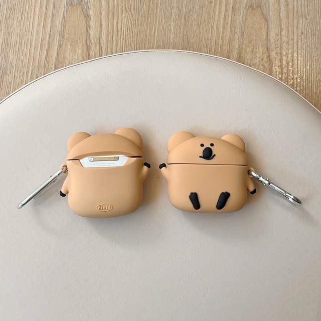 Cute Persimmon Compatible with Pro3 Headphone Case - 2/4 Generation Cartoon Silicone Protection Cover