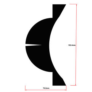 Herramienta Profesional de Peluquería Fácil de Limpiar y Duradera, Guía para Delinear el Cabello de Plástico, Rociador de Color para Barberos, Tarjeta Delineadora de Cabello - Product Image 3