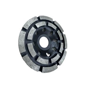 Китайский абразивный бетонный шлифовальный диск 4-дюймовый шлифовальный круг двухрядный сегментный алмазный инструмент алмазный шлифовальный камень - Product Image 2