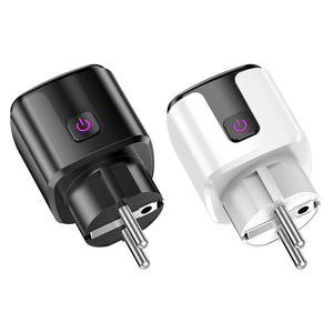 2024 nuevo tuya WiFi EU estándar 20A medidor de energía enchufe enchufes inteligentes compatibles con Alexa Google Alice - Product Image 1