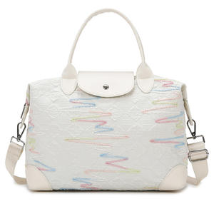 Sac de voyage multifonctionnel en toile pour femme RUIQUWIN, de haute qualité, élégant, grande capacité, durable, portable, pour l'extérieur - Product Image 3