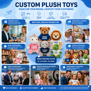 Gantungan Kunci & Mainan Plush Super Lembut Kustom Berkualitas Premium Desain Serbaguna untuk Semua Acara - Product Image 6