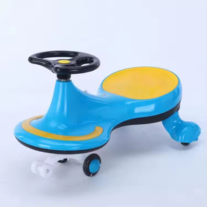 Voiture à bascule électrique jaune pour bébé, vélo pour tout-petit, combinaison durable en plastique et métal - Product Image 5