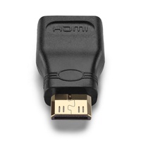 Adaptateur Mini HDMI (Type C) mâle vers HDMI (Type A) femelle pour téléviseur HDTV 1080P