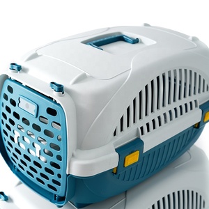 Pet Carriers Carrier Two-Door Easy Assembly Pet Cages Carriers Travel Pet Carrier Airline Pet Transport Box For Small Animal