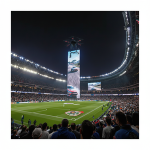 Módulo de Pantalla LED Impermeable, Pantalla Textil Voladora, Bandera Publicitaria para Escenarios al Aire Libre, Nationstar LED, Brillo Personalizable - Product Image 1