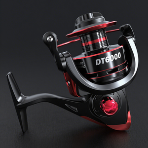 รอกตกปลา ROOBLINOS <span class=keywords><strong>DT</strong></span> อลูมิเนียมอัลลอยด์ อัตราทด <span class=keywords><strong>5.2</strong></span>:1 แบบหมุนซ้าย ประสิทธิภาพสูง ทนทานต่อการกัดกร่อน ป้องกันการถอยหลัง เหมาะสำหรับตกปลาในทะเลสาบ แม่น้ำ และลำธาร - Product Image 5