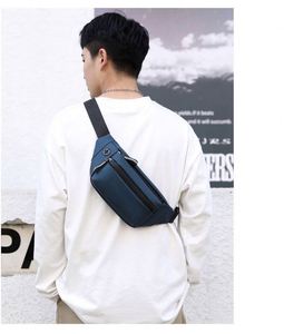 กระเป๋าคาดอกคาดเอวผู้ชายแฟชั่นกันน้ำ โพลีเอสเตอร์ พิมพ์โลโก้ได้  พร้อมช่องเสียบหูฟัง - Product Image 3