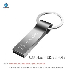 แฟลชไดรฟ์ <span class=keywords><strong>USB</strong></span> ของแท้สำหรับแล็ปท็อป <span class=keywords><strong>HP</strong></span> พีซี ความจุ 16GB 32GB 64GB 128GB  แบบโลหะ พร้อมพวงกุญแจ - Product Image 2