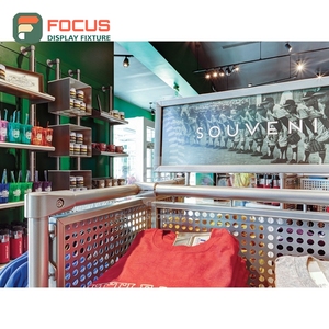 Industrial Brand Store Stainless Steel Glass Display Case Factory Boutique Store - Product Image 6