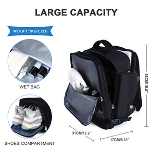 Nouveau sac à dos pour ordinateur portable de grande capacité avec logo personnalisé, sac d'école pour étudiants, sac de voyage léger pour hommes et femmes, mochilas - Product Image 2