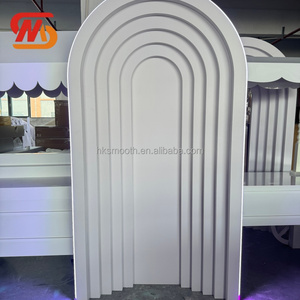 SMOOTH Elegant White Acrylic Backdrop Mariage Arch Multi-layer Pvc Background for <b>Wedding</b> - Product Image 3