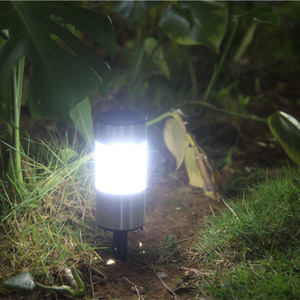 2 en 1 Solar al aire libre de acero inoxidable juego de césped del paisaje Solar Led lámpara decoración para la <span class=keywords><strong>Tierra</strong></span> de luz de - Product Image 6
