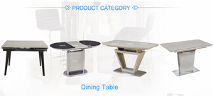 ขายโต๊ะรับประทานอาหาร MDF ราคาถูก เฟอร์นิเจอร์ห้องรับประทานอาหาร - Product Image 4