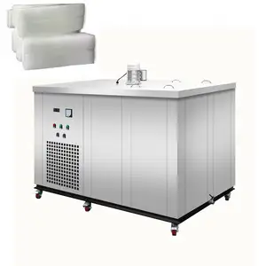 Thương mại Ice Maker Máy sản lượng cao Tiêu thụ điện năng thấp 1 tấn thép không gỉ lớn Ice Block Máy làm giá tốt