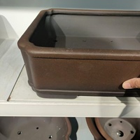 Pot à bonsaï Yixing rectangulaire fait main, de haute qualité, antique et non émaillé, best-seller