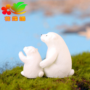 Figura Decorativa <span class=keywords><strong>de</strong></span> Familia <span class=keywords><strong>de</strong></span> Osos Polares en Casa <span class=keywords><strong>de</strong></span> <span class=keywords><strong>Nieve</strong></span>, Adorno <span class=keywords><strong>de</strong></span> Jardín, Decoración <span class=keywords><strong>de</strong></span> Hadas, Accesorios <span class=keywords><strong>de</strong></span> Vidrio para Manualidades, Decoración del Hogar, Miniatura - Product Image 2