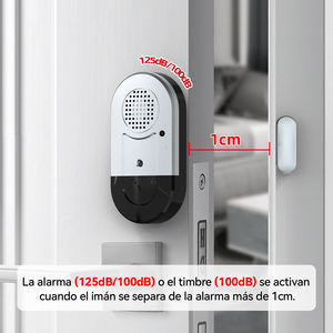डेटेक वायरलेस दरवाजा खिड़की सेंसर अलार्म आसान स्थापना घर सुरक्षा कम बैटरी अलर्ट स्वचालित दरवाजा स्पर्श सेंसर - Product Image 2