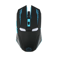 Xiaomi-souris optique Iron Man, 2.4 ghz, pilote sans fil, USB 6D