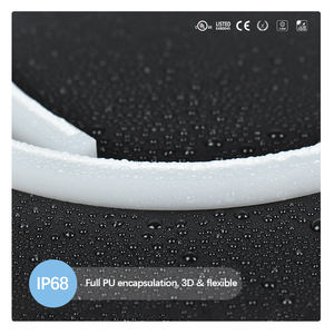 Bande néon 3D effet IP68 étanche, pliable, 10x10mm, 10W, ruban flexible pour décoration intérieure créative DIY - Product Image 3