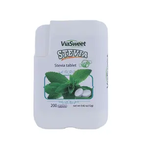 Natural stevia erythritol 1 tablet equal one teaspoon sugar stevia tablets sweetener dispenser for coffee or tea