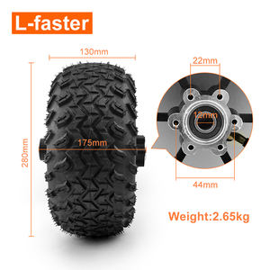 <span class=keywords><strong>Kit</strong></span> de Transmisión por Cadena con Motor de Engranajes Doble <span class=keywords><strong>L</strong></span>-<span class=keywords><strong>faster</strong></span> de 350 W y Rueda Gruesa de 10x6.0-6 Pulgadas para Carretilla Eléctrica, Carrito, Silla de Ruedas, Bicicleta - Product Image 6