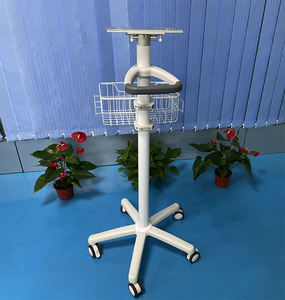 NBR-MT-03A <span class=keywords><strong>Monitor</strong></span> Berdiri Medis Kualitas Tinggi 2.5 Inci Kastor Diam <span class=keywords><strong>Monitor</strong></span> Pasien Keranjang untuk Rumah Sakit - Product Image 4