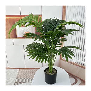 QYYM-265 trong nhà/ngoài trời PVC dính cây xanh dễ dàng kéo Fortune Tree lá nồi cho nhà máy nhân tạo trang trí nội thất tường đạo cụ cho - Product Image 2