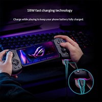 Control Inalámbrico para Juegos ROG Tessen para ROG Phone, Diseño Plegable, Carga Rápida de 18W, Compatibilidad con Múltiples Modelos, RGB