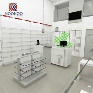 رفوف عرض أباجورة بيوتي بار - تصميم عصري، ألوان وأنواع مخصصة، خشب/معدن، 6 أرفف، بيع مباشر من المصنع - Product Image 6