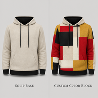 Sweat-shirt à capuche pour homme, coupe classique, avec poche kangourou, style streetwear décontracté, printemps, 100% polyester respirant