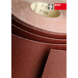 IMPERIAL H 120 mm Grit P220 Sandpaper K117 ABR0016 Per Meter for <b>Tool</b> Usage Made in Italy - Product Image 1
