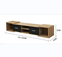 Meubles TV modernes en marbre Ensemble de tables basses de salon et meubles TV Supports TV en métal