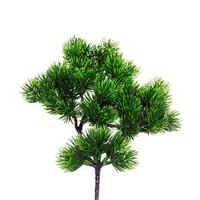 Plante verte artificielle douce faite à la main, thuya en pot, ornements décoratifs de Noël, artisanat de paysagisme extérieur, accessoires de bricolage