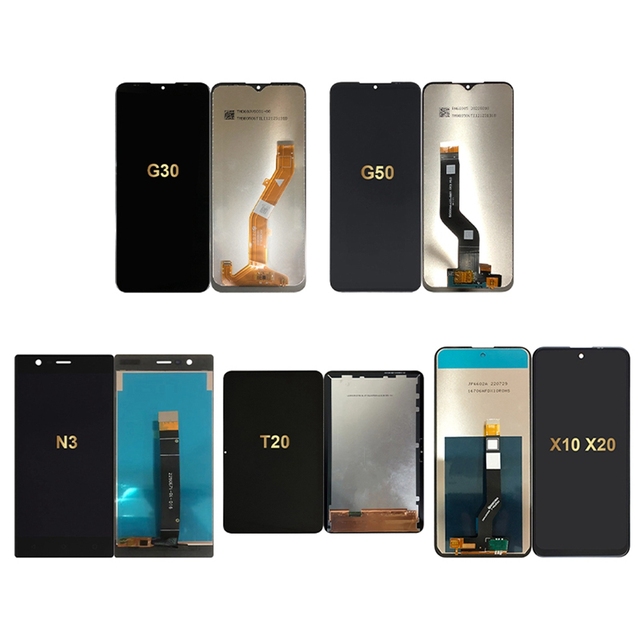 Promotional LCD Replacement Display Touch Screen Digitizer for Nokia T21 C300 X10 X20 X30 2660 2710 Flip 1100 6.1 Plus